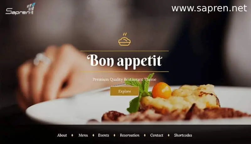 طراحی وب سایت رستوران ریسپانسیو